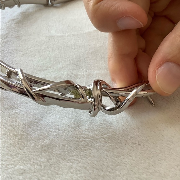 Eddie Borgo Barbed Wire and Pave Crystal Choker - Picture 5 of 5